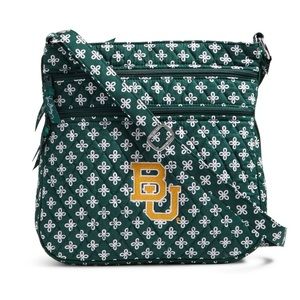 🆕 NCAA Baylor Bears Women's Triple Zip Hipster, Dark Green/White